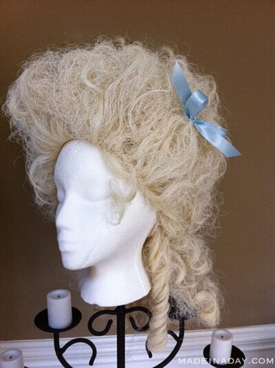Instant Powdered Wig Made In A Day