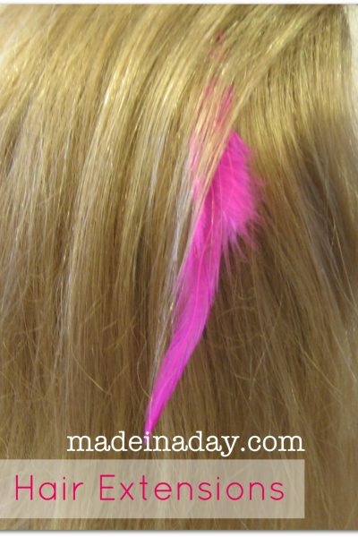 DIY Feather Extensions