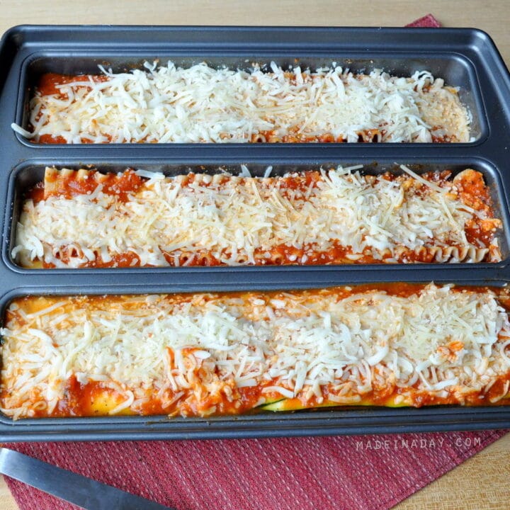 Spinach Lasagna and Lasagna Trio Pan Review 3 Spinach Lasagna Recipe