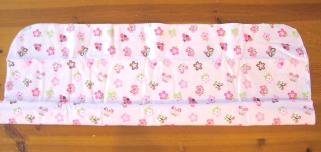 Fold Baby Blanket for cupcake onesie