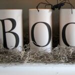 Boo! Halloween Printable Candle Labels