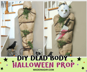 Easy Dead Body Halloween Prop