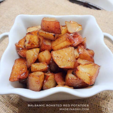 Oven Roasted Balsamic Red Potatoes Recipe 4 Balsamic Red Potoates