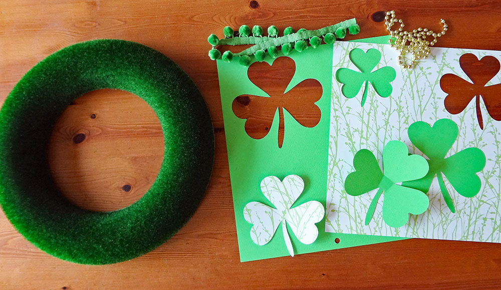 DIY Boxwood Topiary For St Patricks Day Mantle