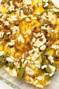Cheese and Cracker Green Bean Casserole