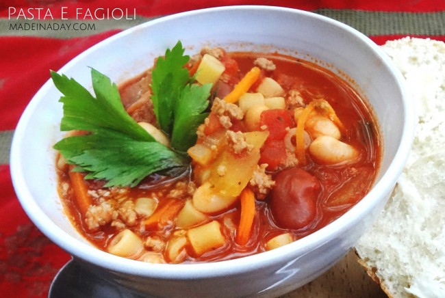 Pasta e Fagioli Italian Soup Recipe Pasta e Fagioli Italian Soup Recipe