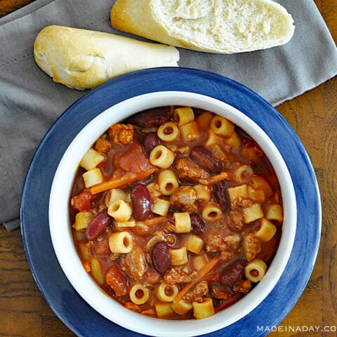 Hearty Pasta e Fagioli Italian Soup Recipe 3 Pasta e Fagioli Italian Soup Recipe