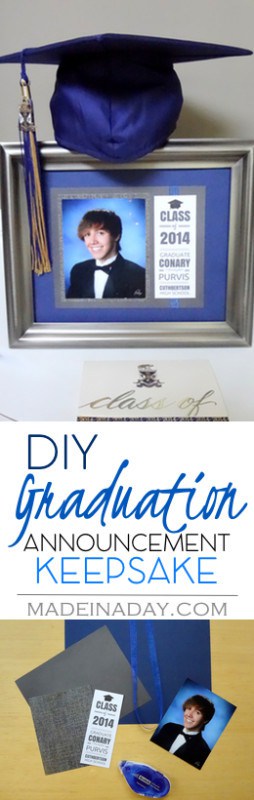 how to make a matted graduation keepsake announcement how to make graduation announcement