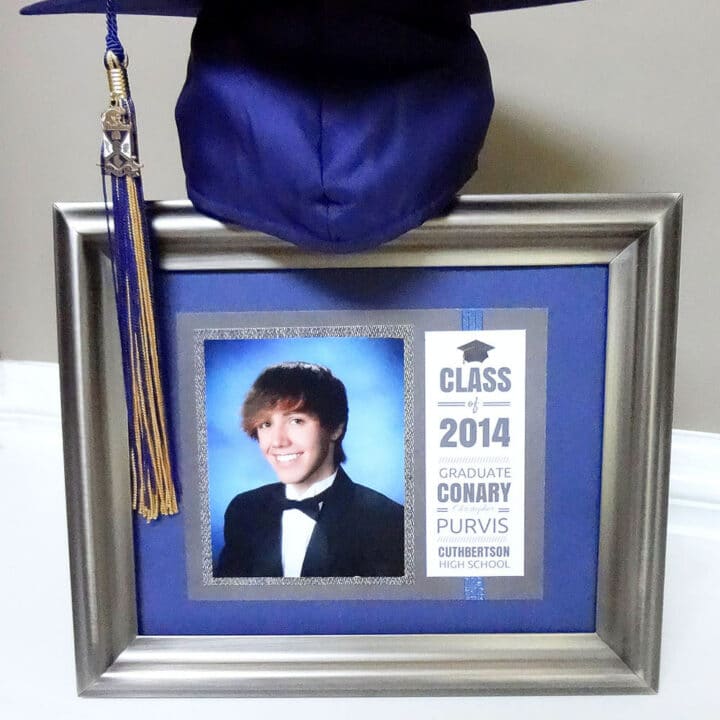 Image for Matted Graduation Keepsake Announcement