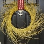 Golden Glitter Yellow Fall Wreath
