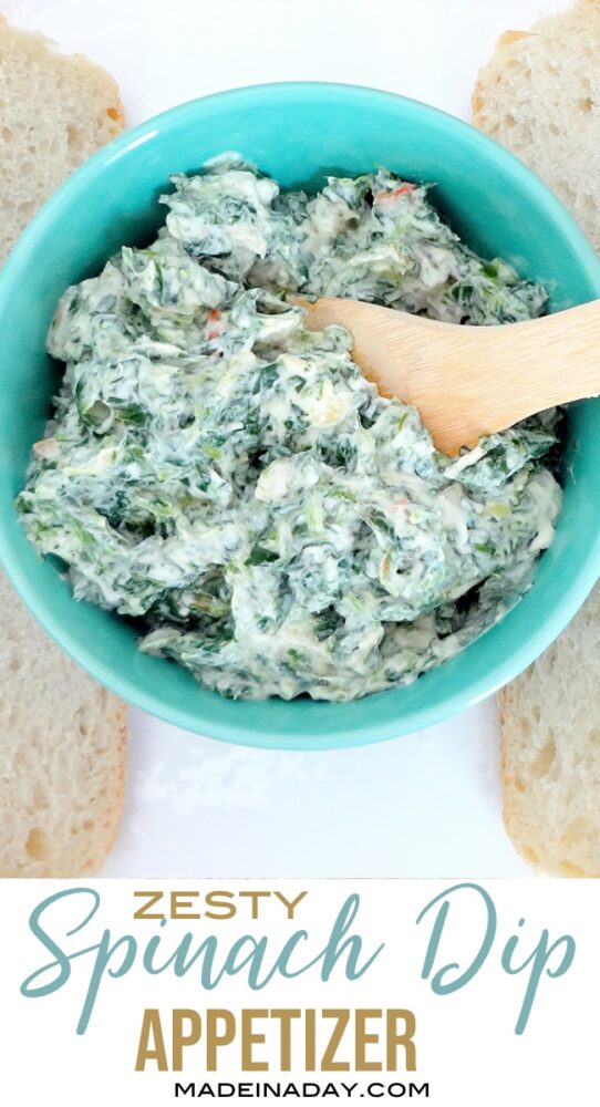 Zesty Tailgate Spinach Dip Recipe Made In A Day