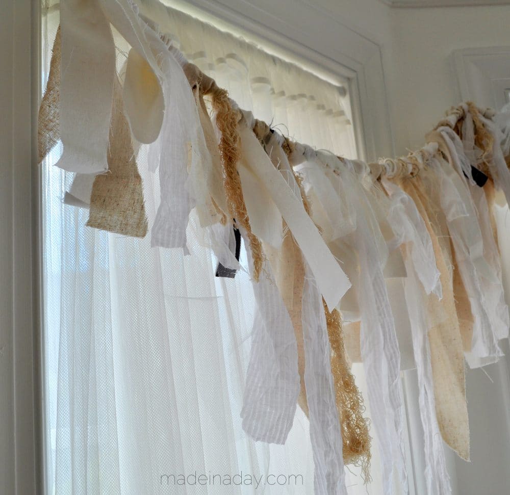 Shabby Rags Spooky Shabby Rag Garland