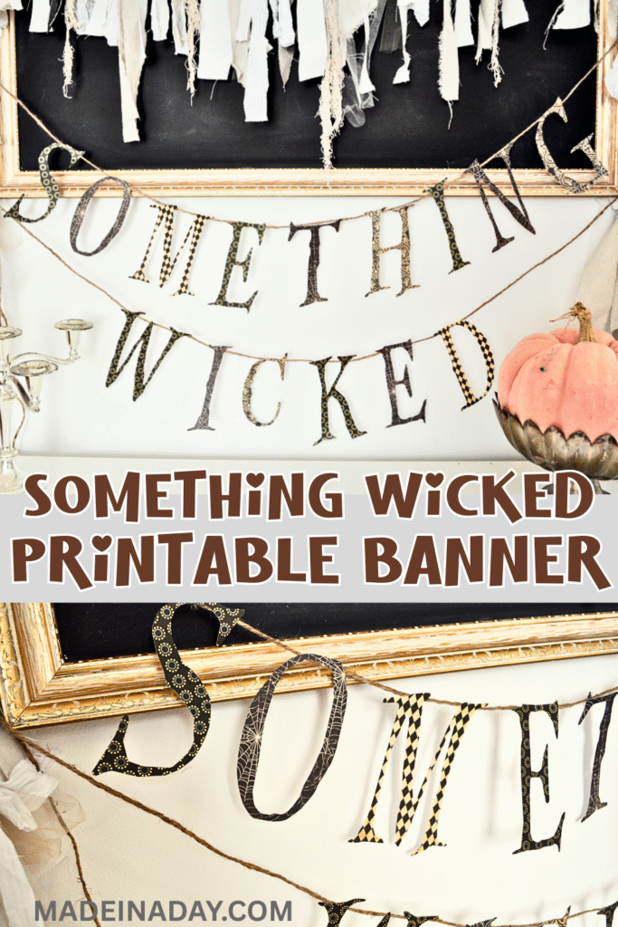 Something Wicked Halloween Garland Set