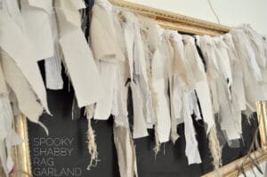 Spooky Shabby Rag Garland