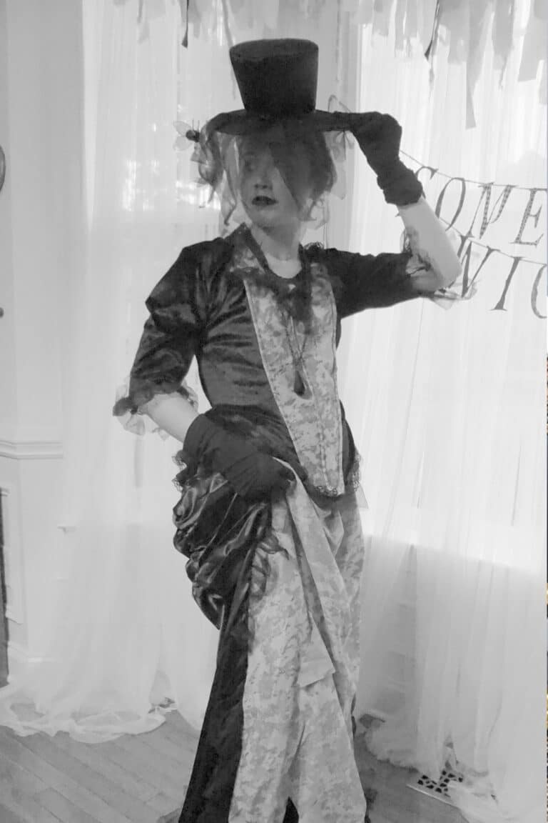 Black Widow Victorian Dress Costume