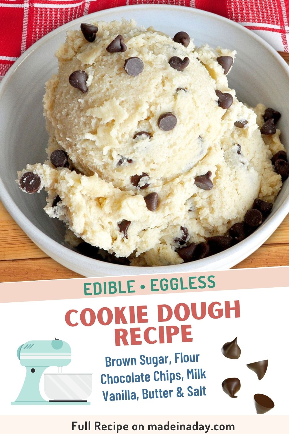 Perfect Eggless Edible Cookie Dough Recipe