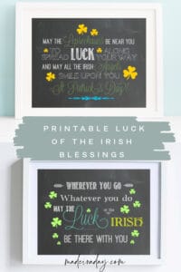 St Patricks Day Irish Blessing Printables