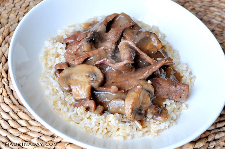 Comforting Beef Tips Mushroom Gravy