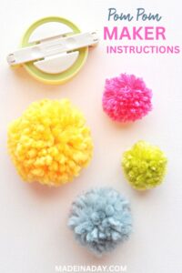 Pom Poms Made Easy: Clover Pom Pom Maker Tutorial