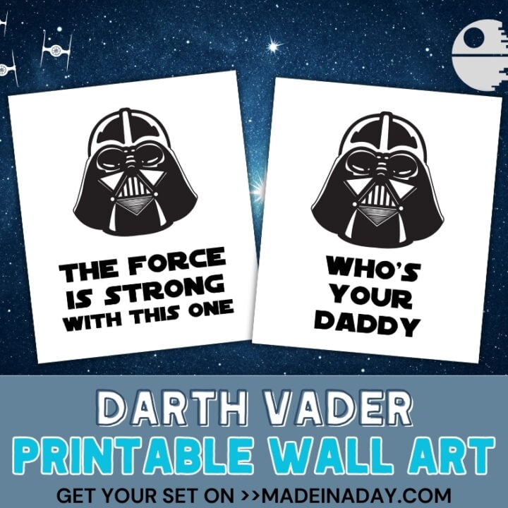 Image for Darth Vader Printable Set (+ Sharpie Mug)