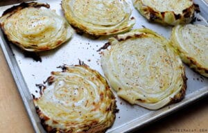 Simple Oven Roasted Cabbage Steaks