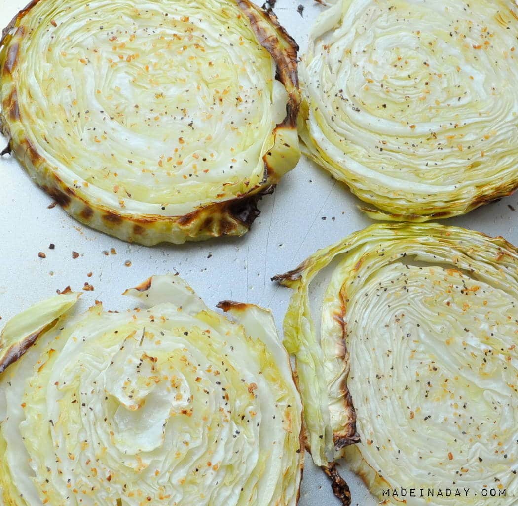 Oven Roasted Cabbage Steaks