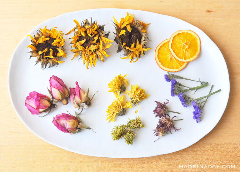 Effortless Oven Dried Flowers For Crafts Made In A Day