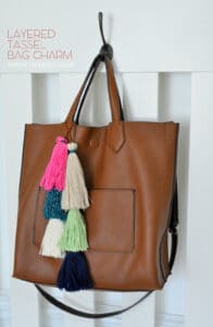 DIY Layered Tassel Bag Charm