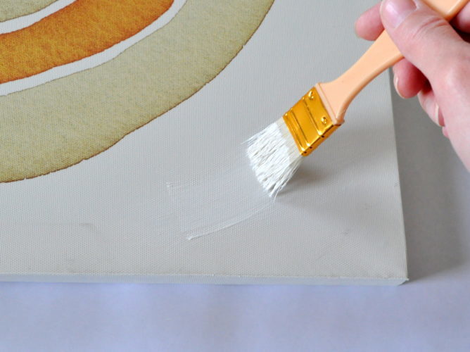 Orange & Navy Wall Art Upcycle Makeover Made In A Day