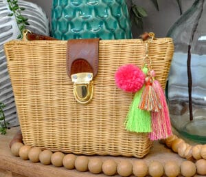 DIY Pom + Tassel Bag Charm