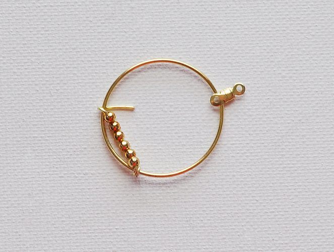 How To Make Beachy Boho Beaded Hoop Earrings Made In A Day