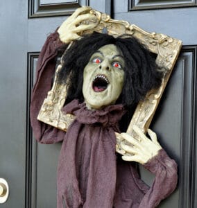 Startling Halloween Zombie Door Hanger Prop
