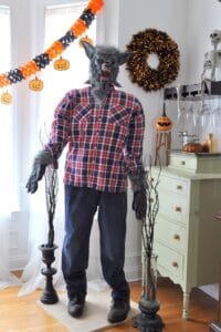 Startling Werewolf PVC Pipe Halloween Prop