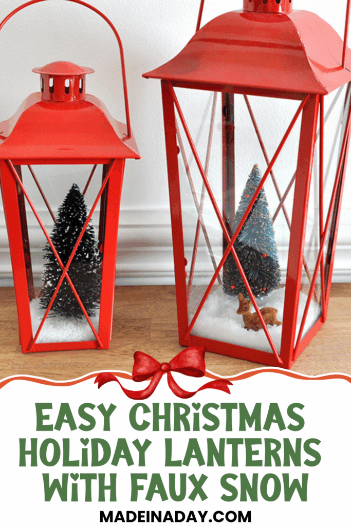 Simple Christmas Holiday Lanterns