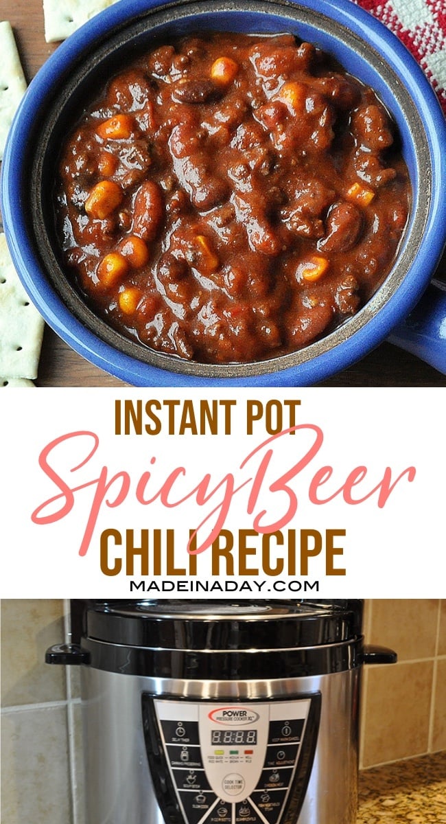Pressure Cooker Spicy Beer Chili Recipe Made In A Day