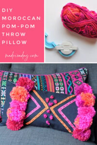 DIY Boho Moroccan Pillow