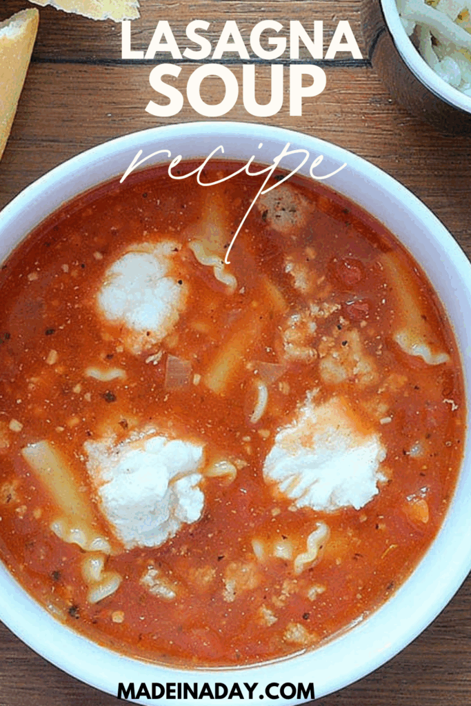Turkey Lasagna Soup Recipe 
