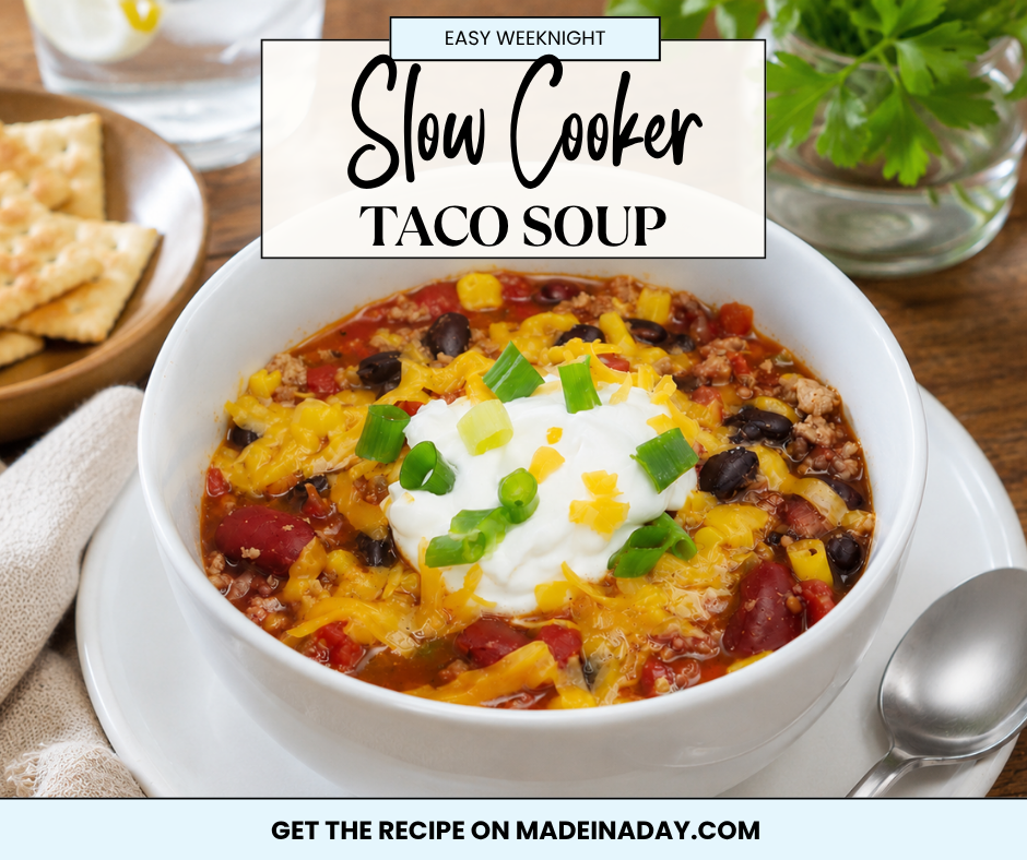 Hearty Slow Cooker Taco Soup
