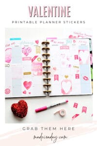 Valentines Day Printable Planner Stickers