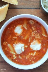 Hearty Turkey Lasagna Soup Recipe