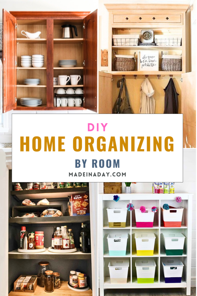 DIY Home Organizing By Room Collection