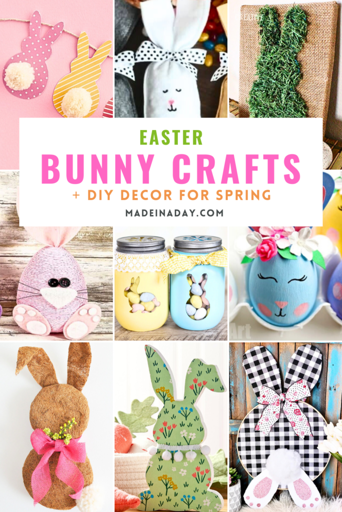 Easter Bunny Crafts for Spring Decor List