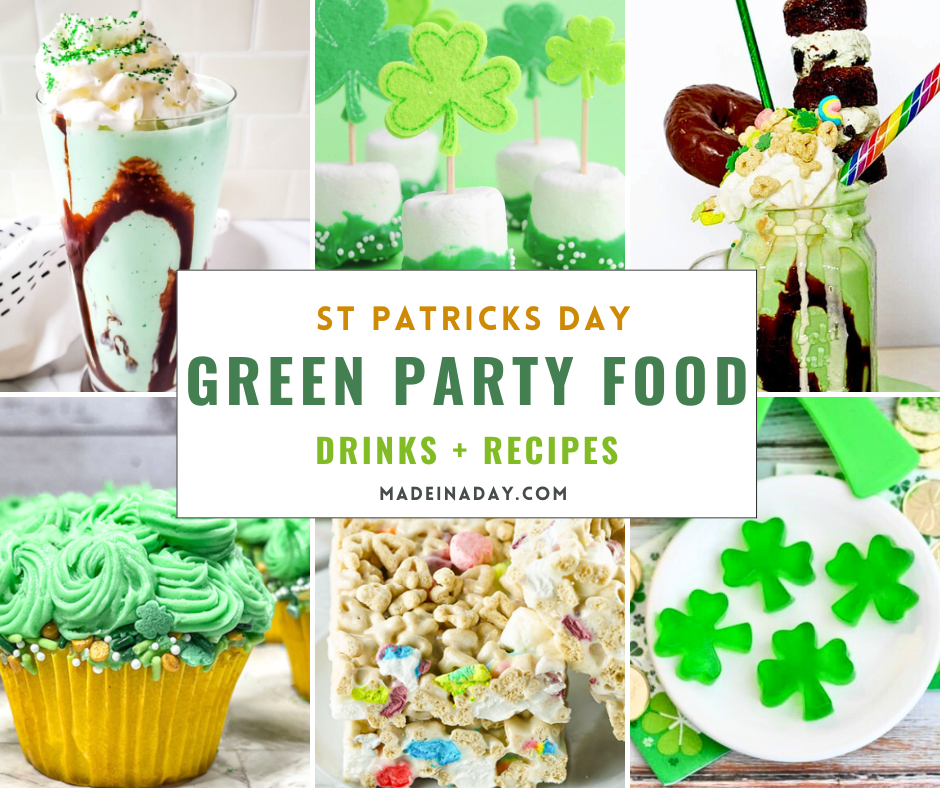 Magical St Patricks Green Party Food
