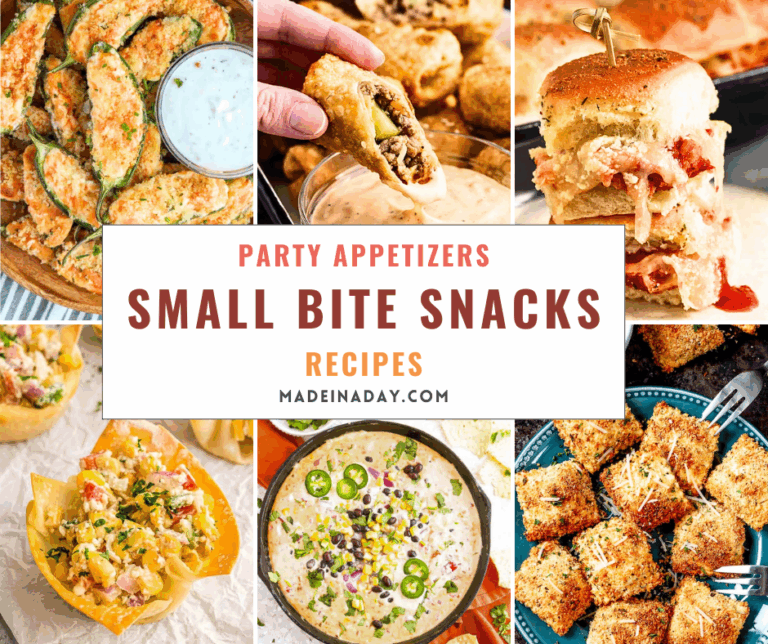 16 Small Bite Snack Party Appetizers