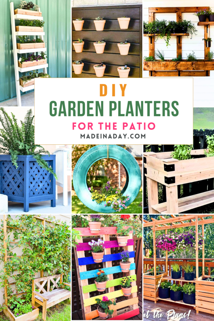 DIY Garden Planters for the Patio Collection