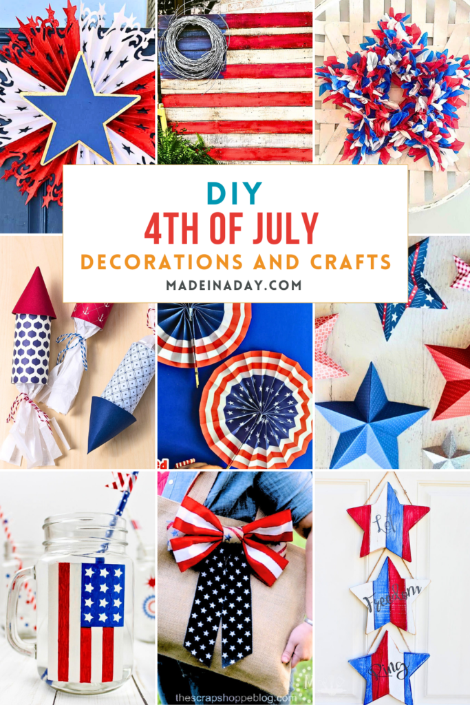 DIY 4th of July Decorations and Crafts Collection