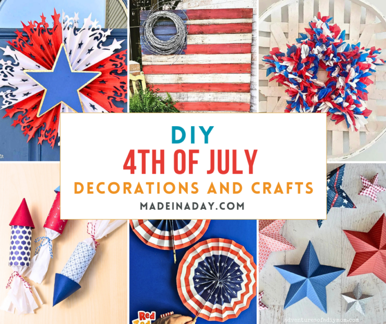 DIY 4th of July Decorations and Crafts
