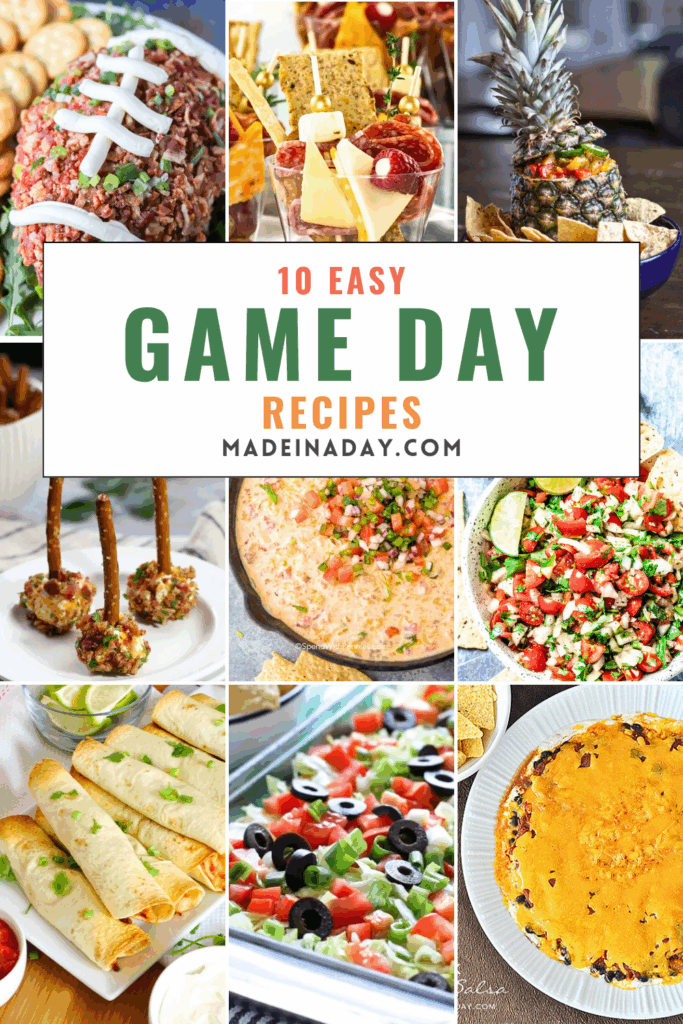 Easy Appetizer Game Day Recipes Ideas