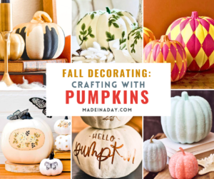Fall Decor Crafting with Pumpkins