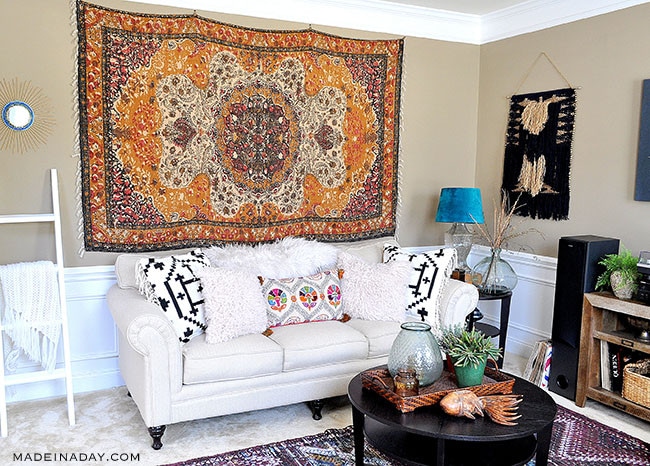 Rug Wall Art: How to Hang a Rug Like a Tapestry